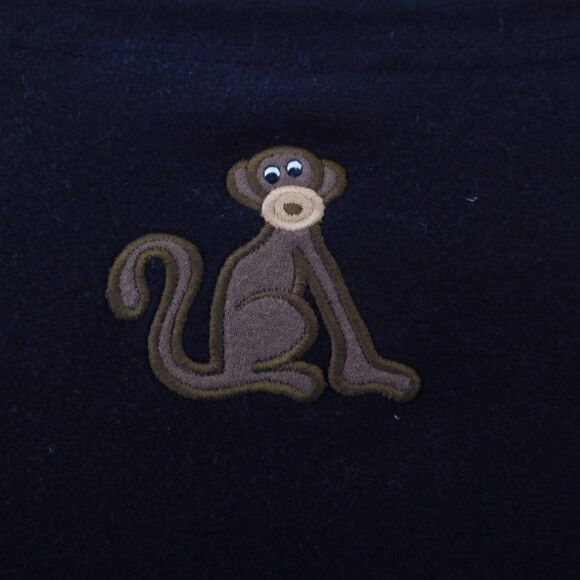 Vintage Womens Top Blouse Monkey Zebra Tiger Giraffe Size large Short Sleeve - Picture 7 of 8